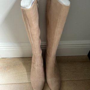 Nine West Cap toe suede boots NWT
